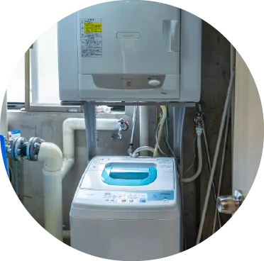 洗濯機と乾燥機を無料貸出